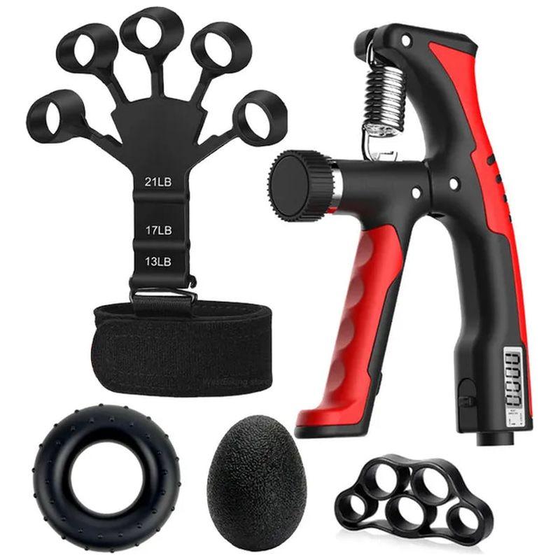 Adjustable 5-60Kg Heavy Hand Gripper Fitness Hand Exerciser Grip Wrist Training Finger Gripper Hand Strengthener for Patient