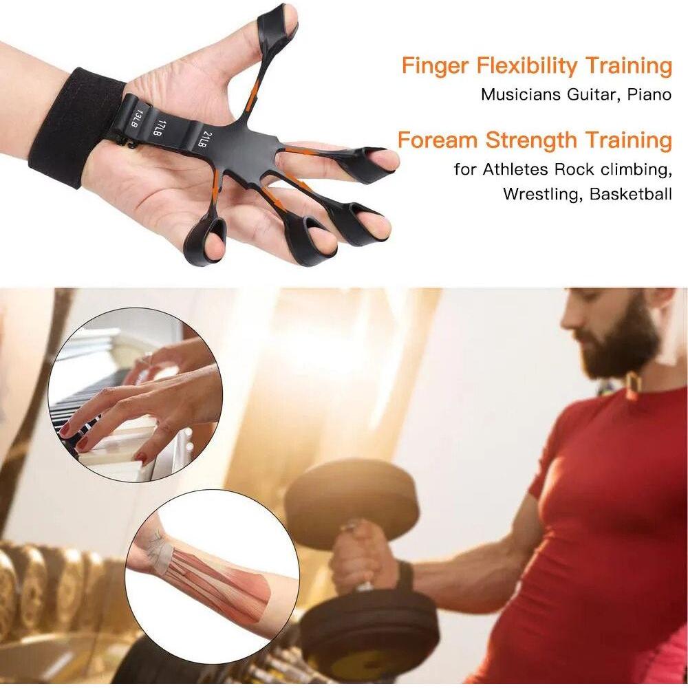 Adjustable 5-60Kg Heavy Hand Gripper Fitness Hand Exerciser Grip Wrist Training Finger Gripper Hand Strengthener for Patient