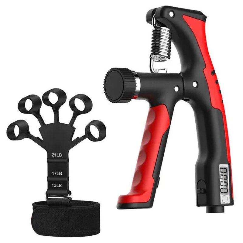 Adjustable 5-60Kg Heavy Hand Gripper Fitness Hand Exerciser Grip Wrist Training Finger Gripper Hand Strengthener for Patient