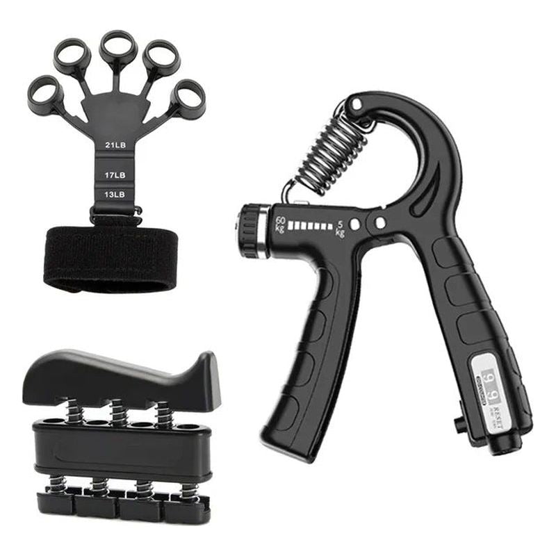 Adjustable 5-60Kg Heavy Hand Gripper Fitness Hand Exerciser Grip Wrist Training Finger Gripper Hand Strengthener for Patient
