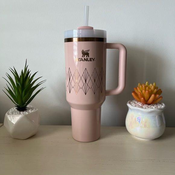 Stanley Quencher 40oz Tumbler in pink