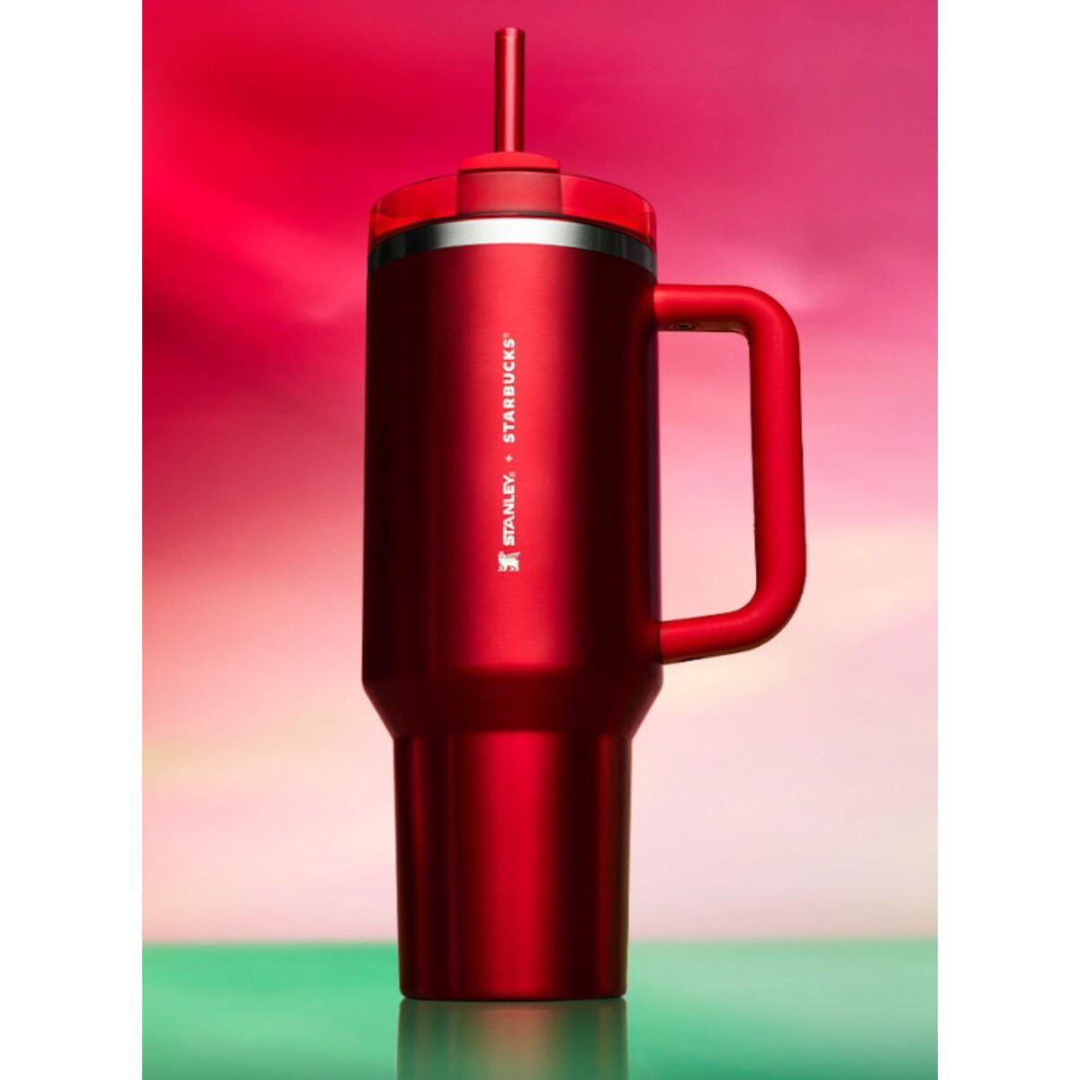 Stanley Starbucks 40oz red tumbler