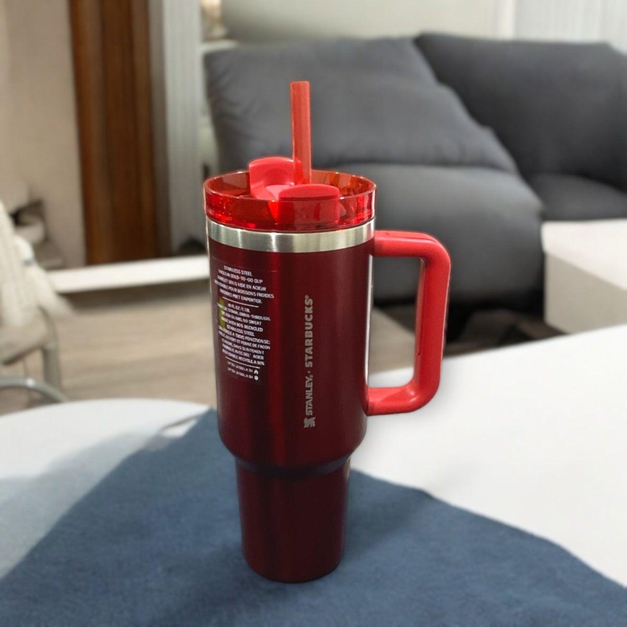 Red Stanley Starbucks 40oz tumbler