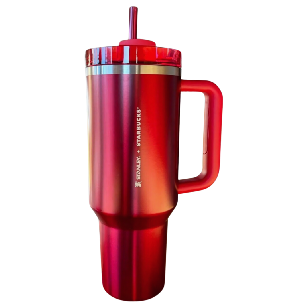 Stanley Starbucks 40oz red tumbler